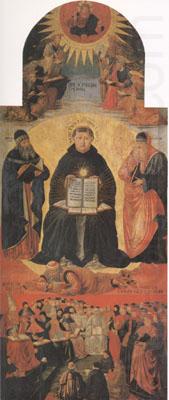 The Triumph of st Thomas Aquinas (mk05), Benozzo Gozzoli